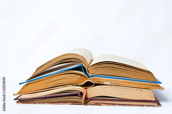 Fototapeta Stack of Old Books