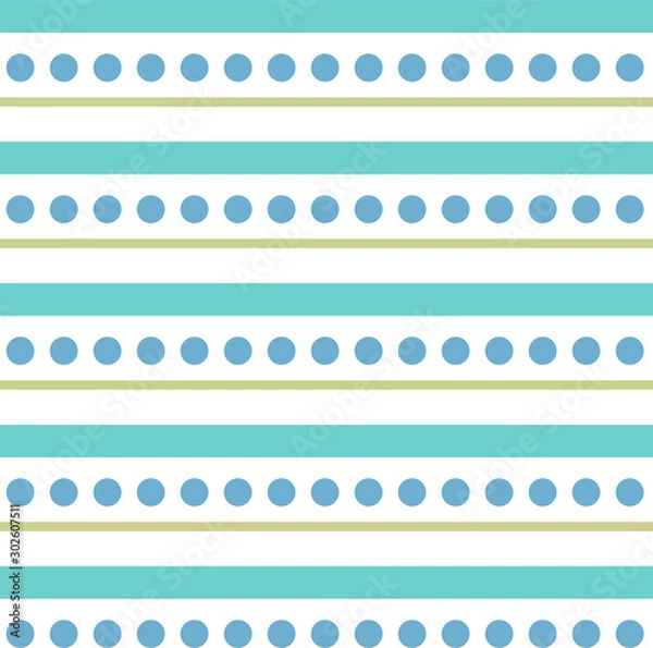 Fototapeta Striped abstract background with circle. Vector illustration.
