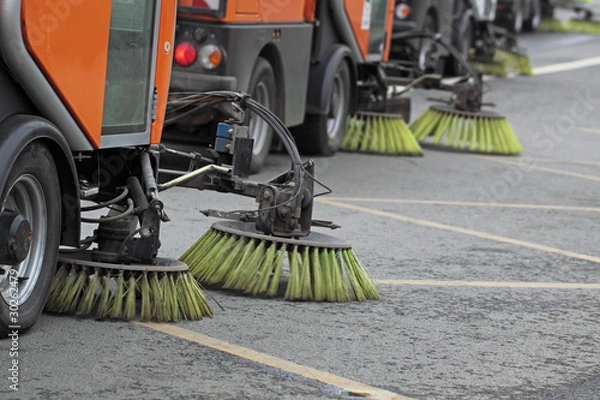 Obraz Cleaning of streets