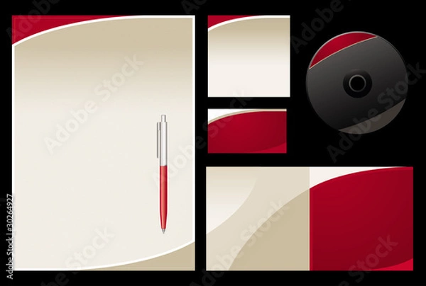 Obraz Template vector background