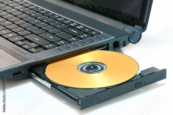 Obraz DVD on computer