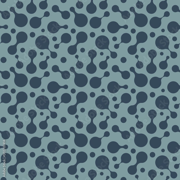 Obraz Abstract repeating drops. Vector spotty seamless pattern.
