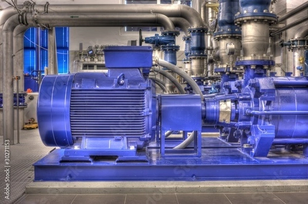 Fototapeta Pompa wodna (HDR)