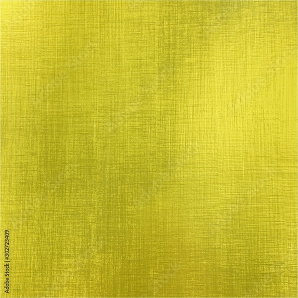 Fototapeta Gold brushed background.Yellow texture.