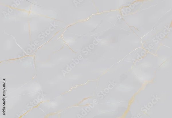 Fototapeta golden and white Marble texture for background  vector art illustration