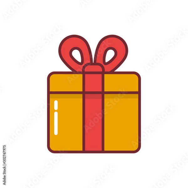 Fototapeta Isolated gift icon vector design