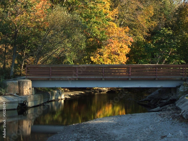 Obraz autumn bridge