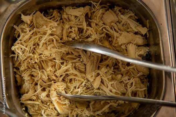 Obraz Comida rápida, nutritiva e saudável