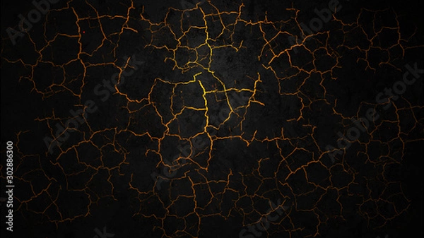 Fototapeta Crack Wall Abstract Background. Wall Background Texture.