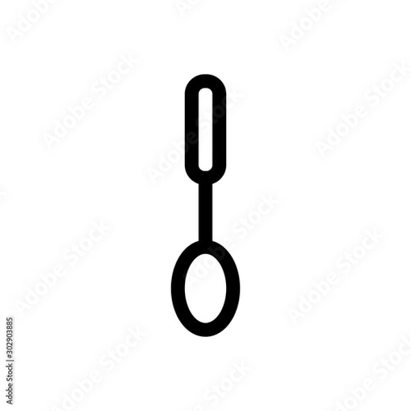 Obraz Spoon icon vector, Cooking line icon