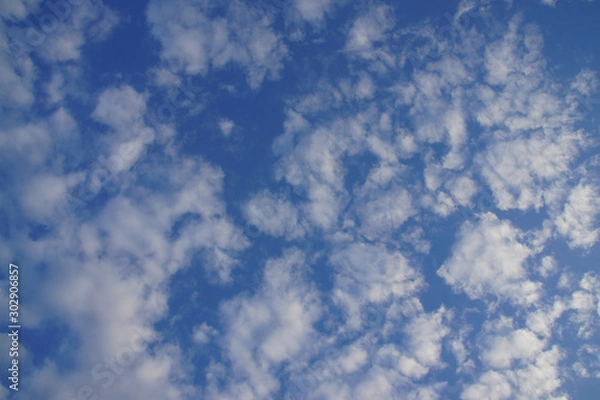 Obraz Blue sky and white clouds