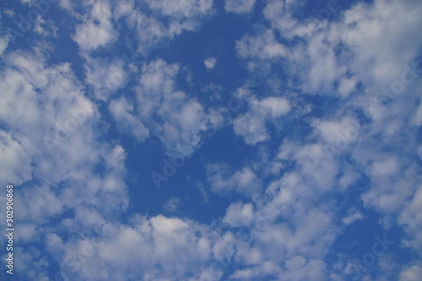 Obraz Blue sky and white clouds