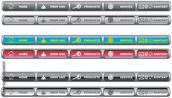 Fototapeta Buttonleiste