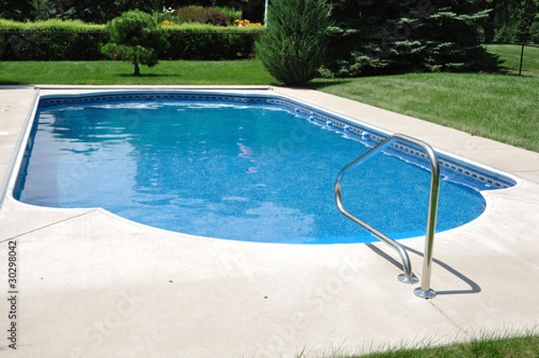 Obraz Backyard In-Ground Swimming Pool