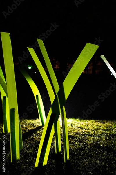 Fototapeta White night installation