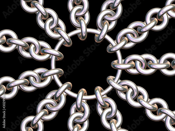 Obraz chain circle