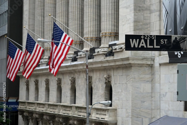 Fototapeta Wall St