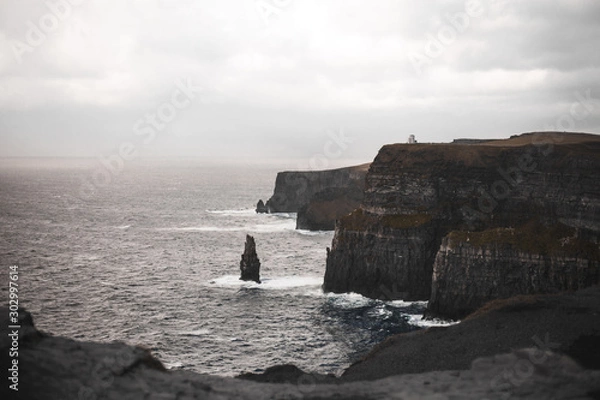 Obraz Cliffs of Moher with cloudscape
