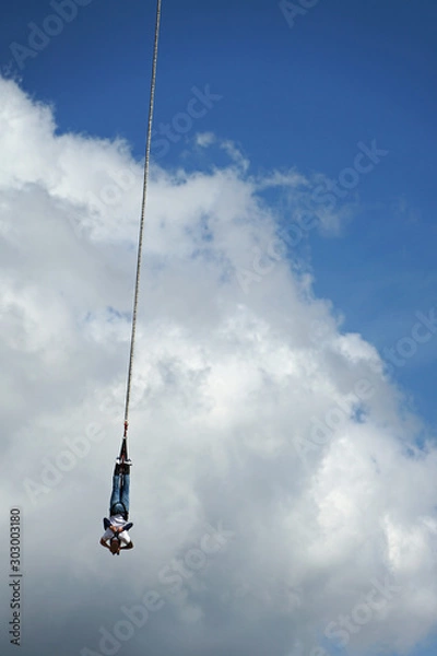 Fototapeta bungee jumping