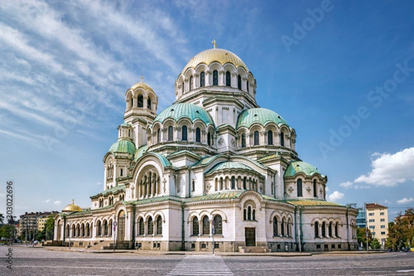 Obraz The Alexander Nevsky Cathedral in the downtown of Sofia, Bulgaria