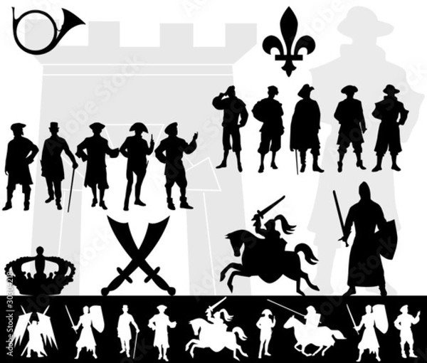 Obraz Costumes d'époque