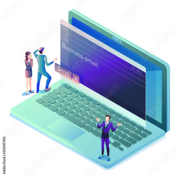 Fototapeta ビジネスメールのマナー