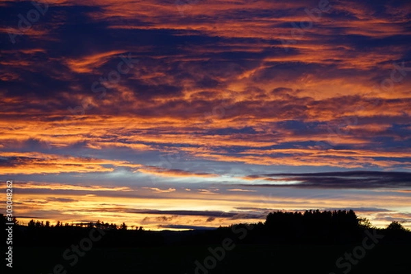 Obraz Colorful sunset IV