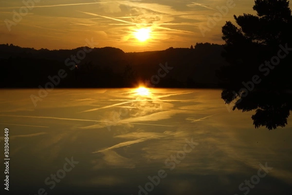 Obraz Mirroring sunset I