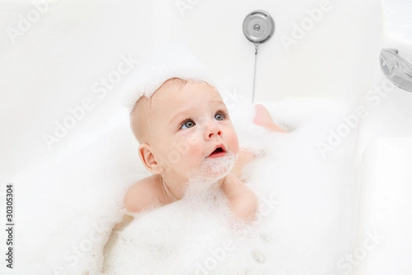 Obraz Dziecko w kąpieli