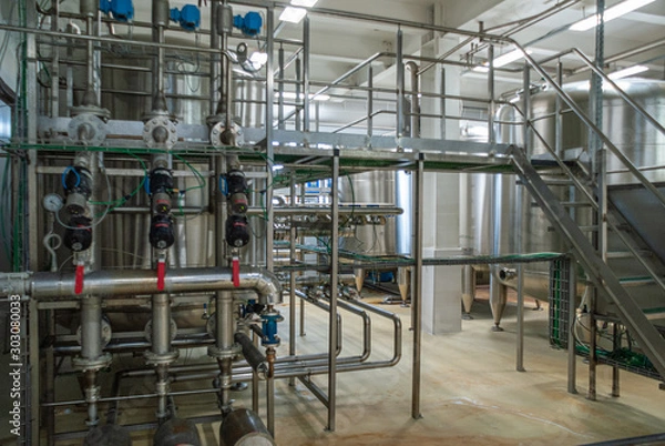 Obraz technological equipment at the plant