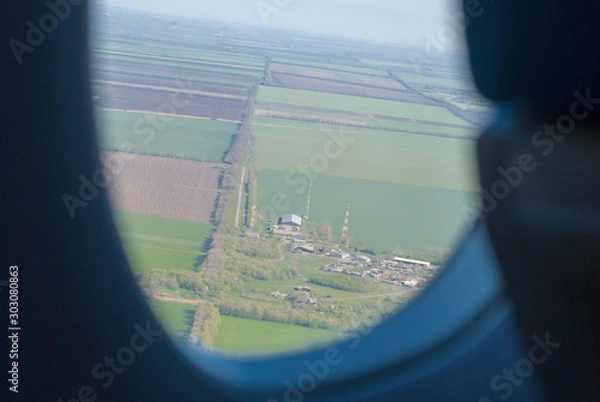 Obraz view from the plane window