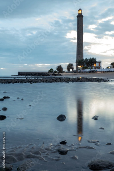 Obraz lighthouse on coast of sea