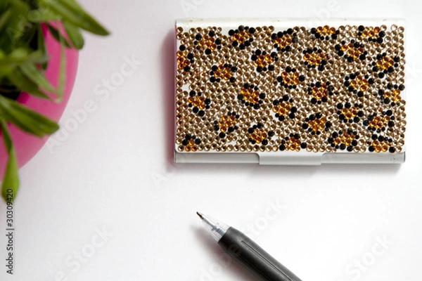 Obraz 豹柄の名刺入れ