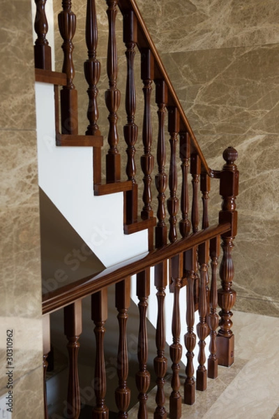 Obraz 家中的楼梯