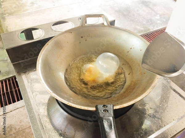 Obraz Fried eggs in a pan