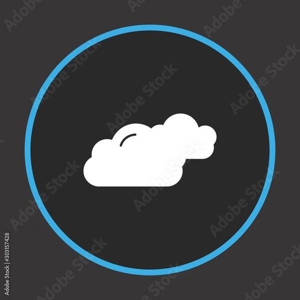 Fototapeta Cloud icon for your project
