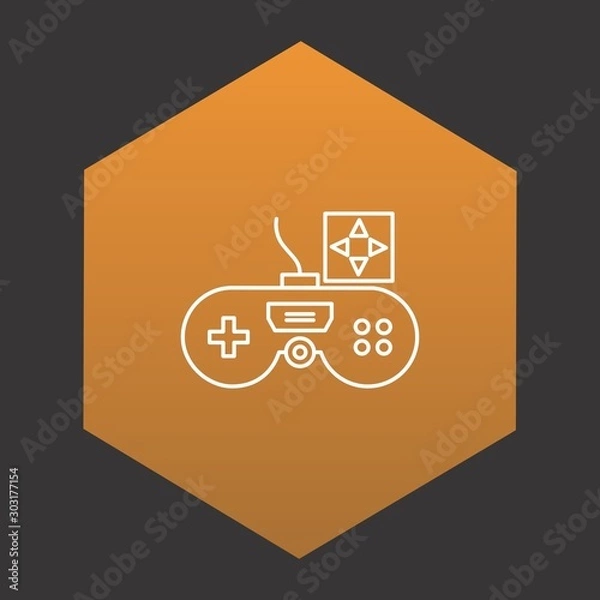 Fototapeta Game Controllers icon for your project