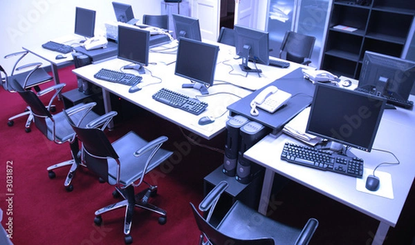 Obraz computer room in press office