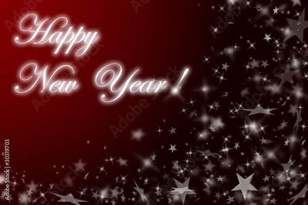 Fototapeta New Year's red background.