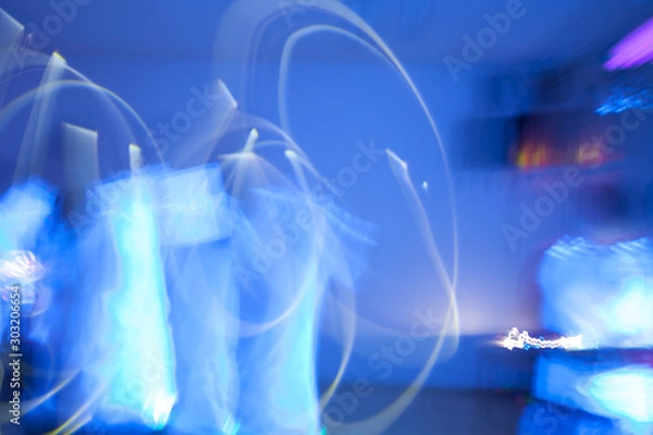 Obraz Abstract colorful light paintings 