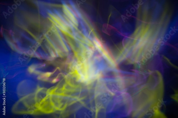 Fototapeta Abstract colorful light paintings 