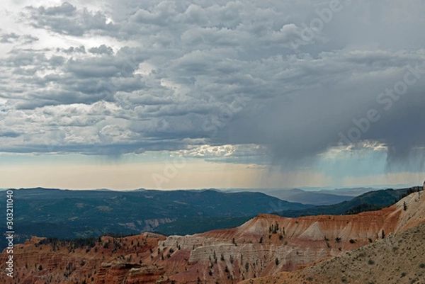 Fototapeta Bryce Canyon storm on the way