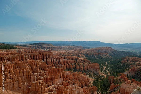 Fototapeta Wide view over Bryce Canyon