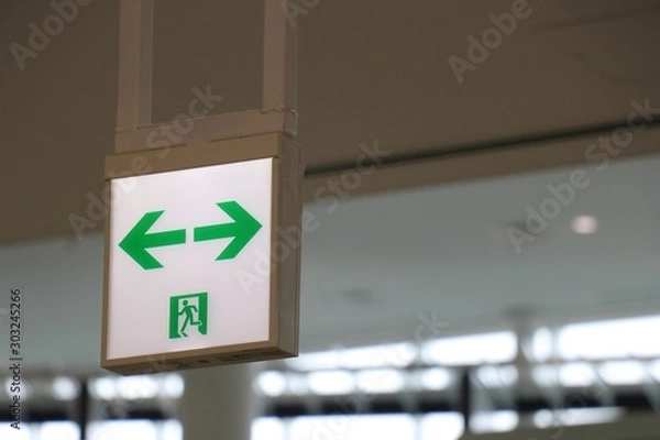 Fototapeta 非常口誘導灯