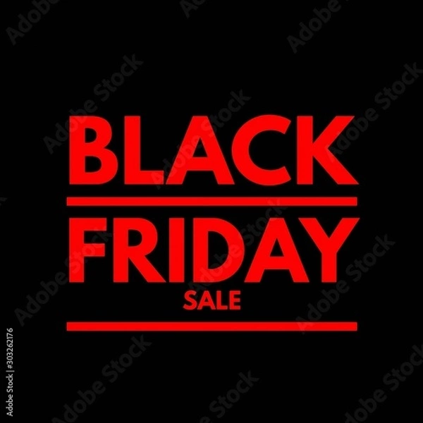 Fototapeta "Black Friday Sale" Black Friday Beautiful Poster  design 2  | Black Friday Backgrounds or logos | Black Friday 2019