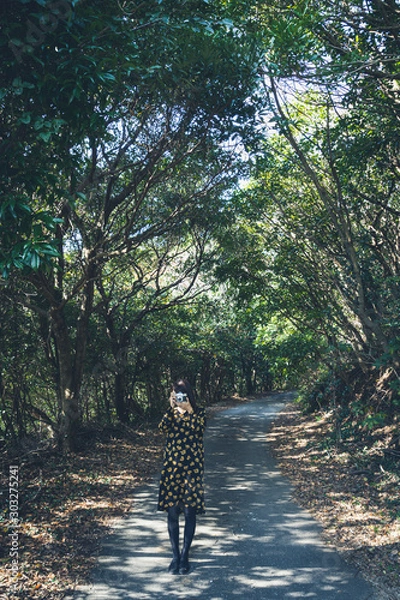 Obraz 木のトンネル