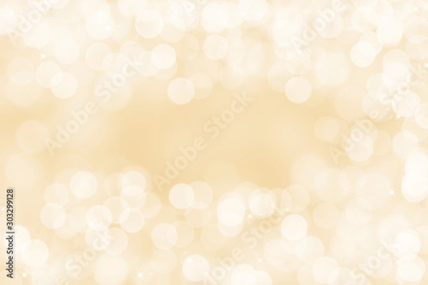 Obraz Soft blurred bokeh Yellow background