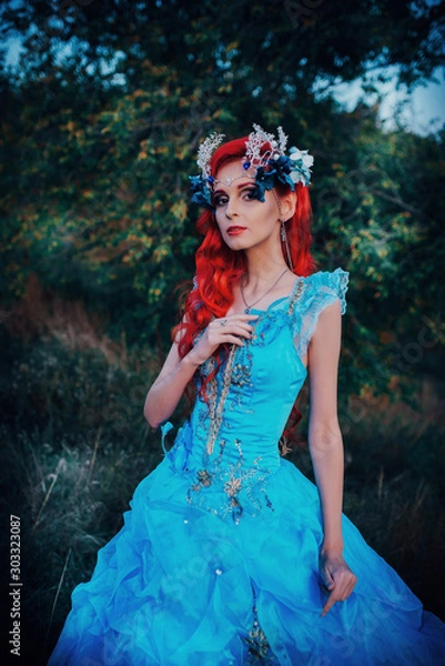 Obraz Fairy in the autumn forest