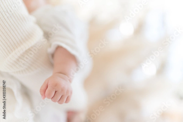 Fototapeta ふんわり赤ちゃんパーツ