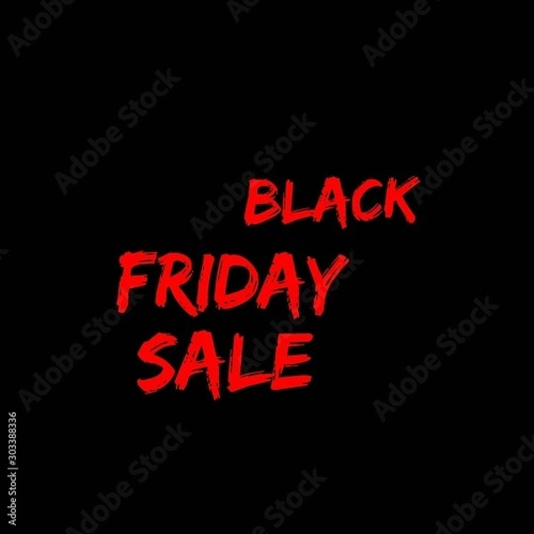 Obraz "Wyprzedaż w Czarny piątek" Piękny projekt plakatu w Czarny piątek 28 | Czarny piątek tła lub logo | Czarny piątek 2019